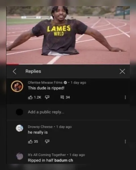 Ripped in Half Pun