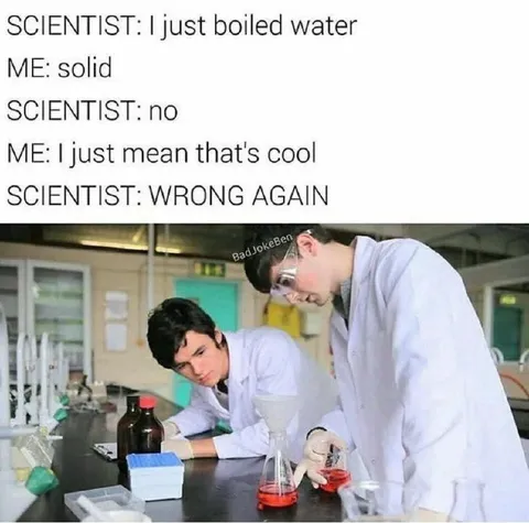 Scientist Corrects the Pun