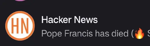 Pope Francis Has Died Hacker News