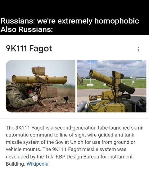 Russians Discover the Fagot Missile