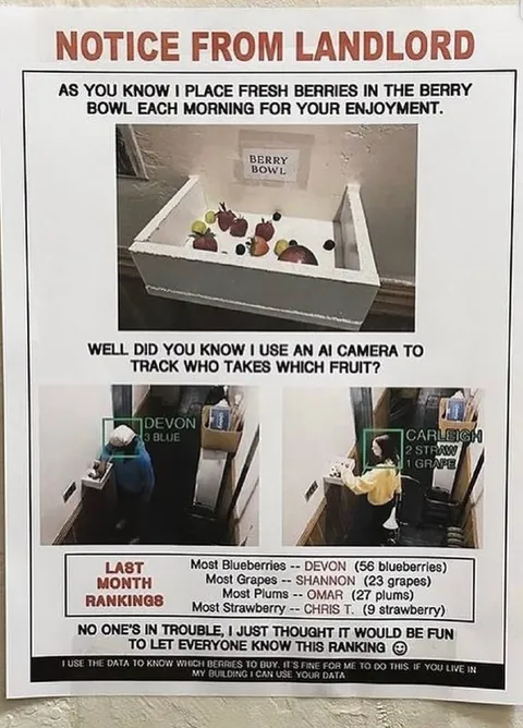 Landlord Berry Surveillance Ranking