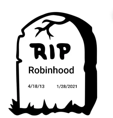 RIP Robinhood Tombstone Meme