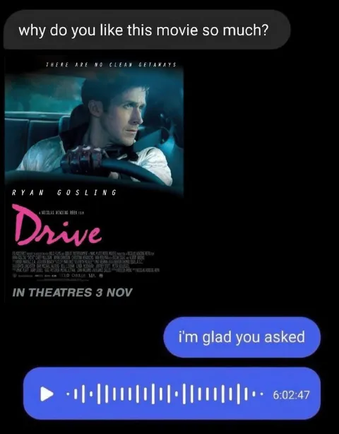 Drive Movie Enthusiast Voice Note