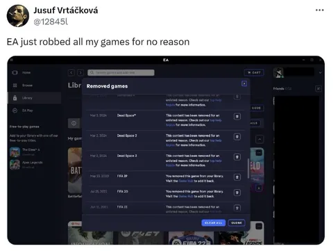 EA Removed All My Games