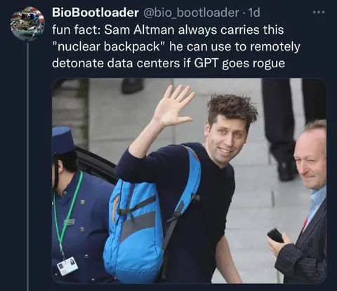 Sam Altman's Nuclear Backpack