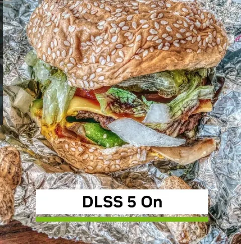 DLSS 5 On Burger