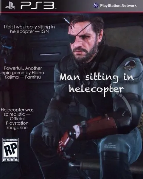 Man Sitting in Helicopter