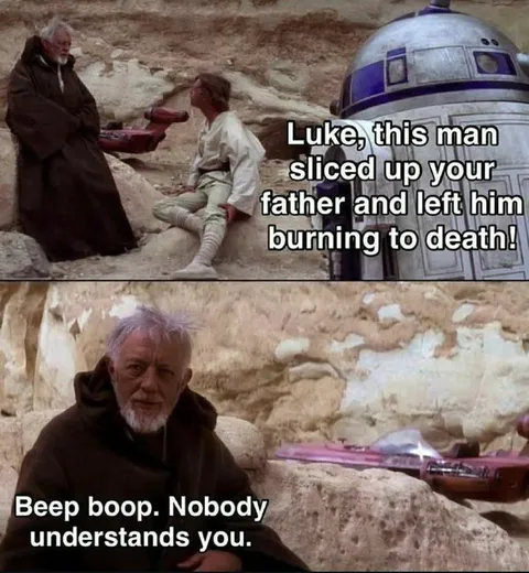 R2-D2 Cannot Warn Luke