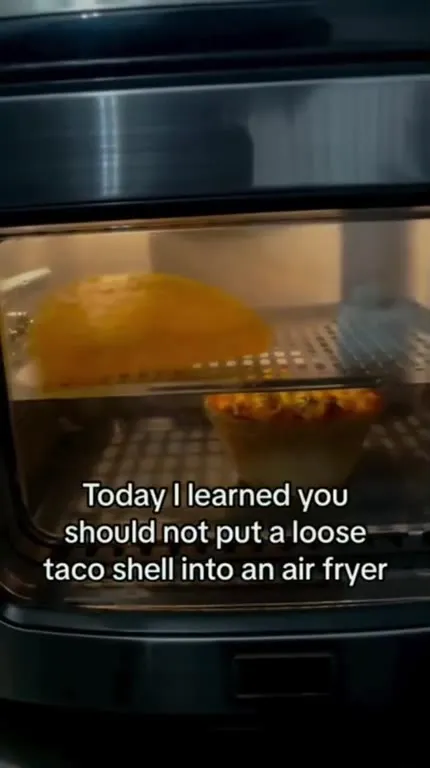 Loose Taco Shell in the Air Fryer