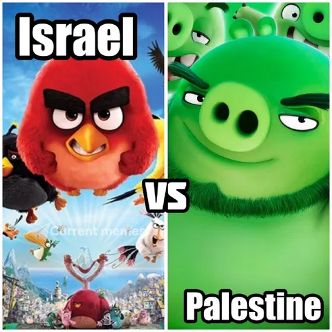 Israel vs Palestine Angry Birds