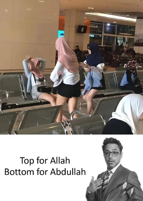 Top for Allah Bottom for Abdullah
