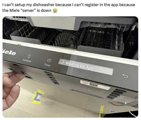 Dishwasher Waiting for App