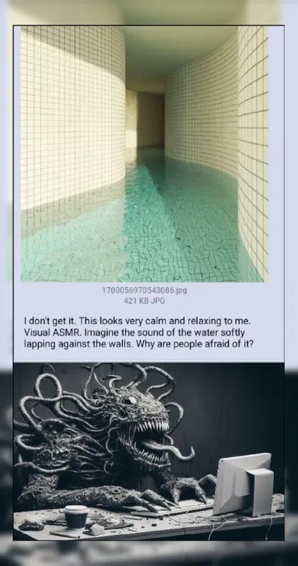 Calm Pool ASMR Turns Terrifying
