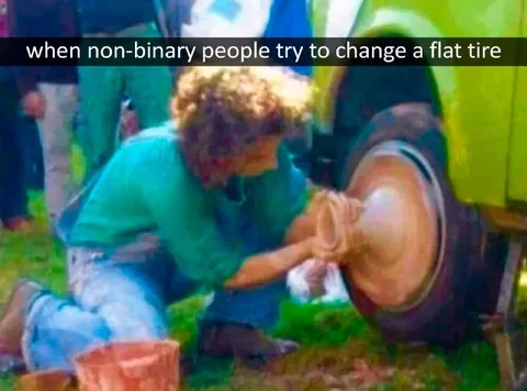 Non-Binary Flat Tire Repair