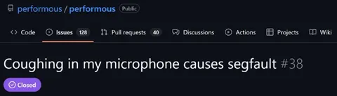 Coughing Causes a Segfault