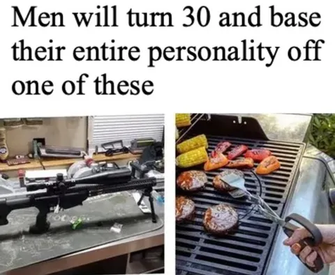 Men Turn 30 and Grill