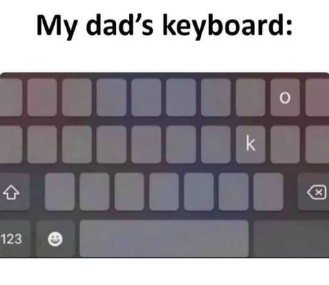 My Dad’s Keyboard