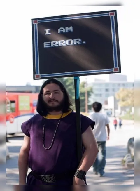I Am Error Sign