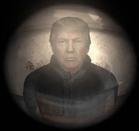 Трамп под камерой наблюдения