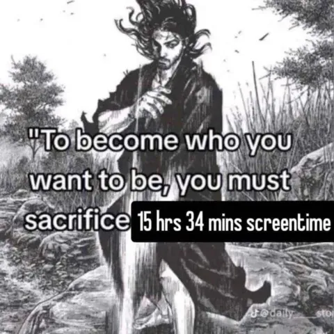 Sacrifice Your Screentime