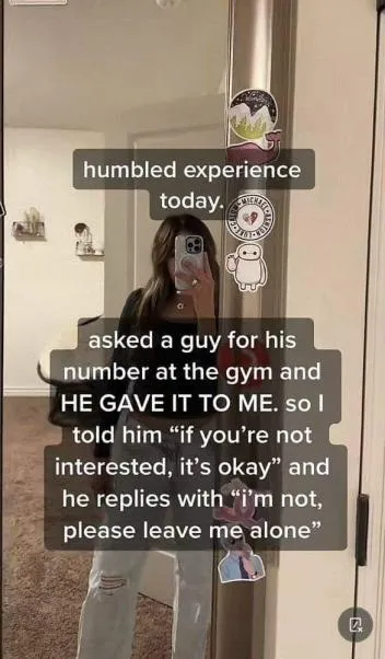 Asked for His Number at the Gym