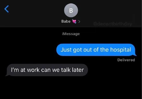 Just Got Out of the Hospital