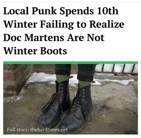 Doc Martens Aren’t Winter Boots