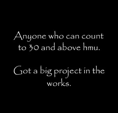 Big Project in the Works