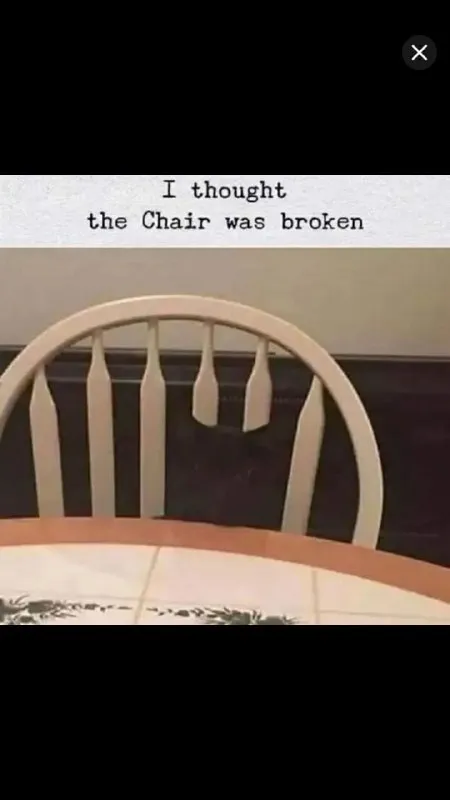 I Thought the Chair Was Broken