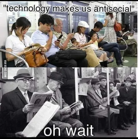 Technology Makes Us Antisocial