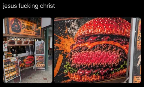 Jesus Christ Giant Burger
