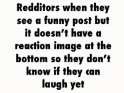 Redditors Without Reaction Images