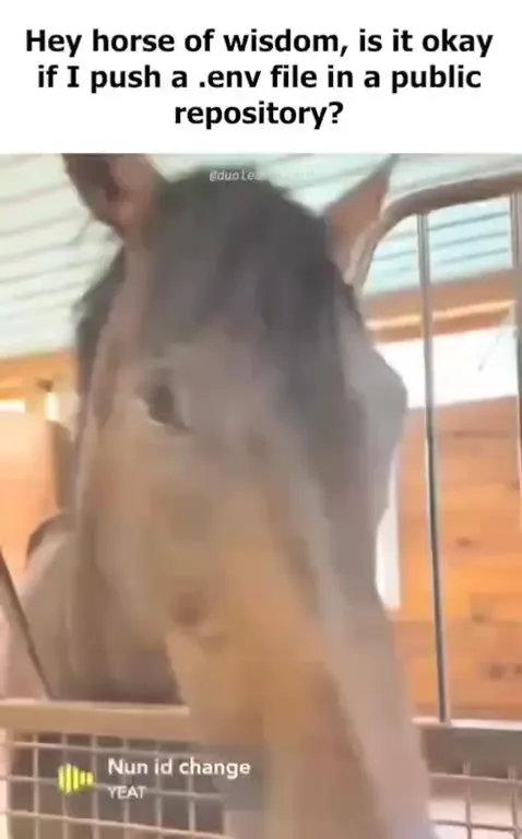 Horse of Wisdom Protects .env
