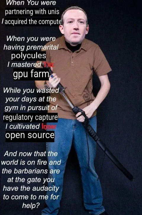 Zuckerberg Cultivated Open Source