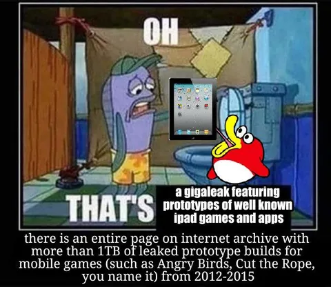 Angry Birds Prototype Game Leak
