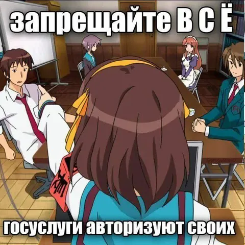 Запрещайте всё, Госуслуги авторизуют своих