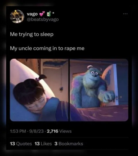 Uncle Interrupts Sleep