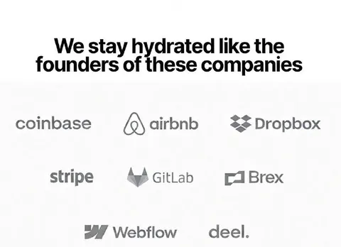 Founders Stay Hydrated