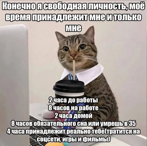 Свободная личность и рабочий график