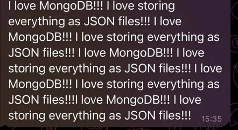 I Love MongoDB JSON Files