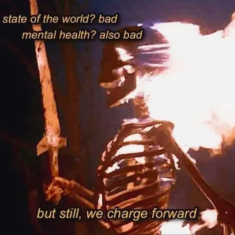 Skeleton Charges Forward