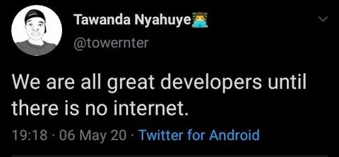 Great Developers Without Internet