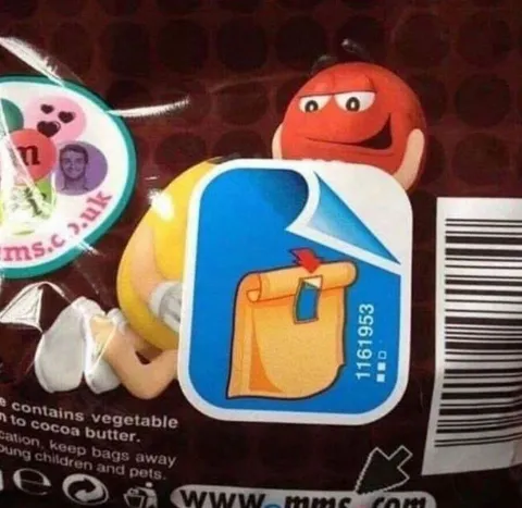 M&M Candy With Treasure Map