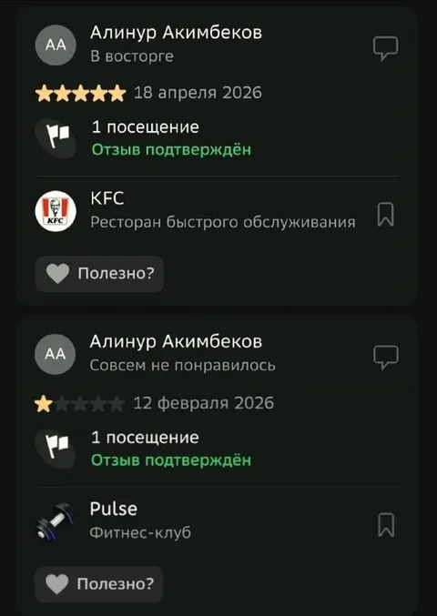 Один человек — два разных отзыва