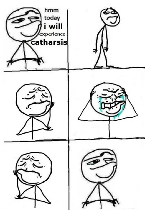 Hmm Today I Will Experience Catharsis