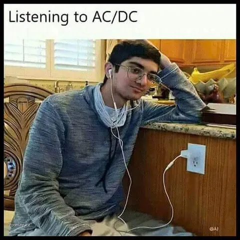 Listening to AC/DC