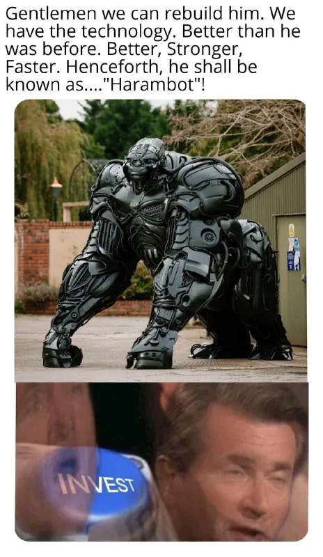 Harambot Invest Button