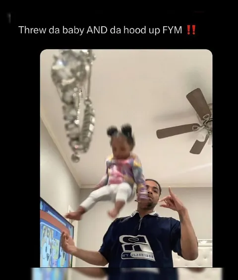 Threw Da Baby and Da Hood Up