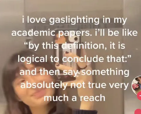 Academic Paper Gaslighting