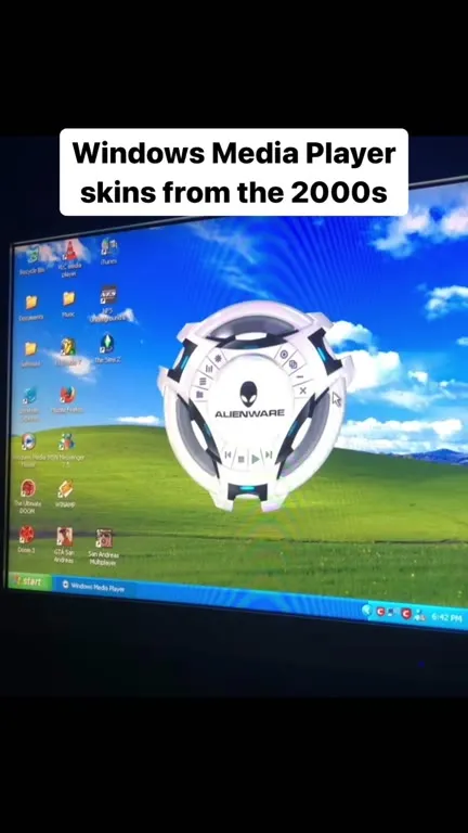 Windows Media Player Skins from the 2000s